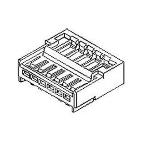 Molex Headers & Wire Housings 2.50Mm (.098) Pitch Wire-To-Wire And Wire-To-Board Receptacle Housing, With 511110300